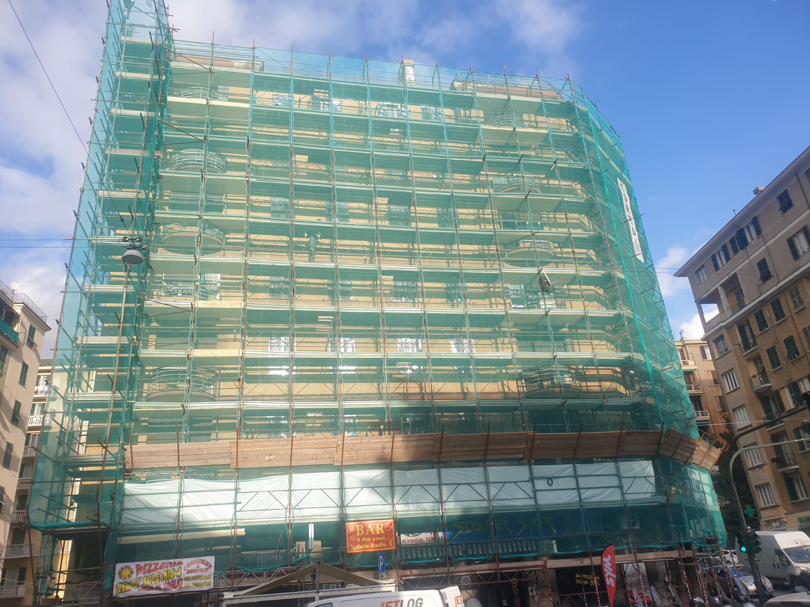 Facciata edificio Genova